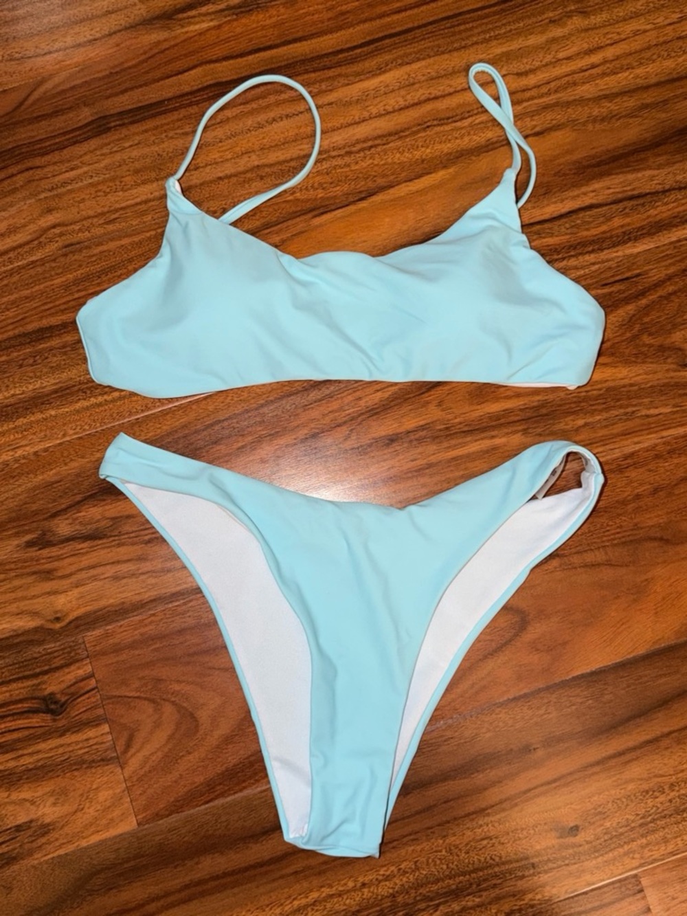 Light Blue Women’s Bikini Set - Classic Two-Piece Swim